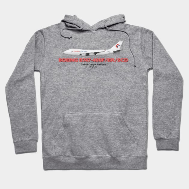 Boeing B747-400F/ER/SCD - China Cargo Airlines Hoodie by TheArtofFlying